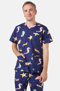 Dangerfield - Riptide Scrub Set - navy