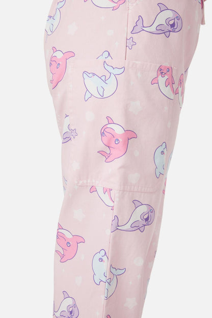 Dangerfield - Dolphin Scrub Set - pink