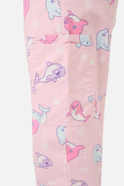 Dangerfield - Dolphin Scrub Set - pink