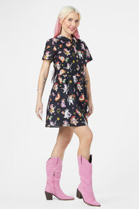 Dangerfield - Meowdy Dress - black