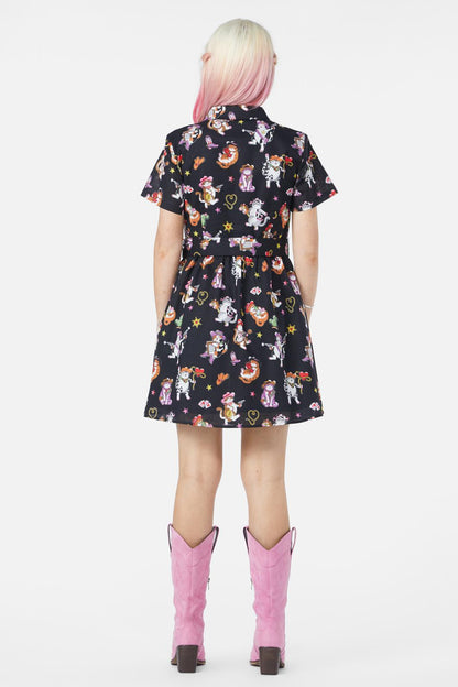 Dangerfield - Meowdy Dress - black
