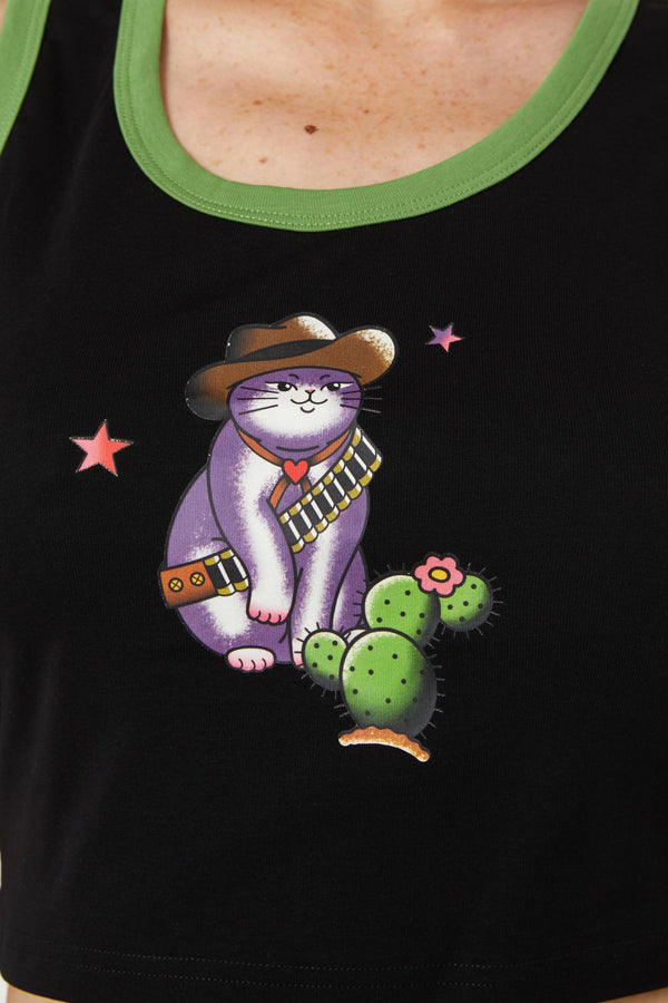 Dangerfield - Meowdy Tank - black