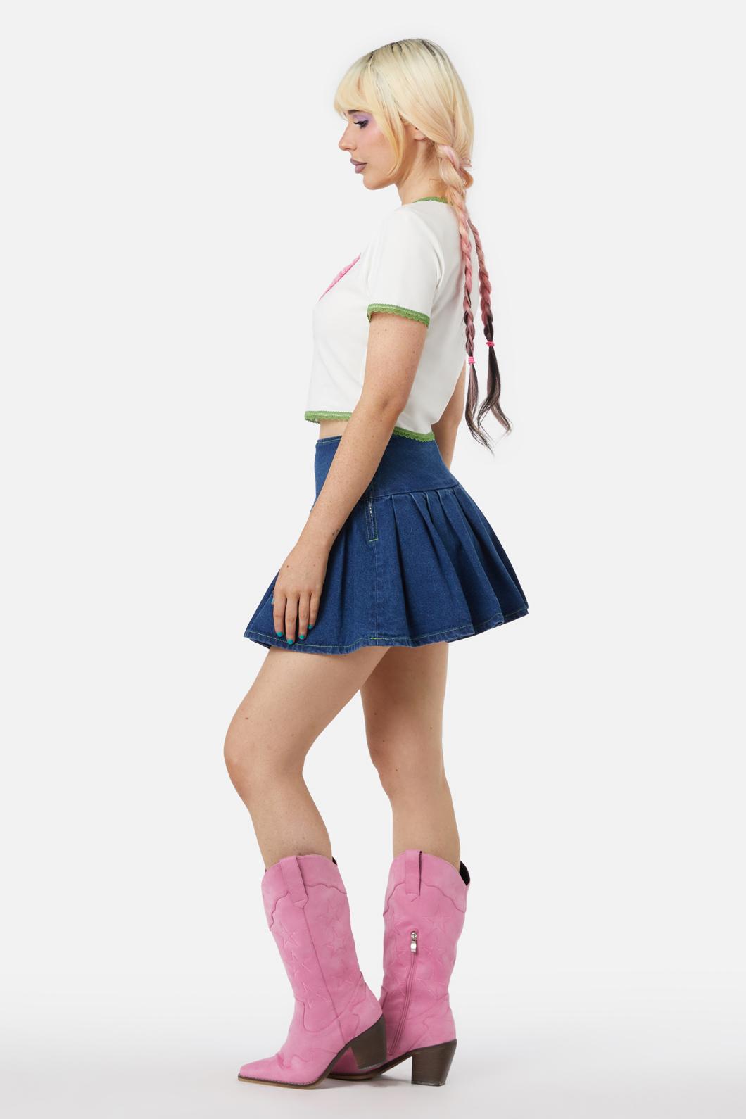 Dangerfield - Ranch Crop Tee - cream