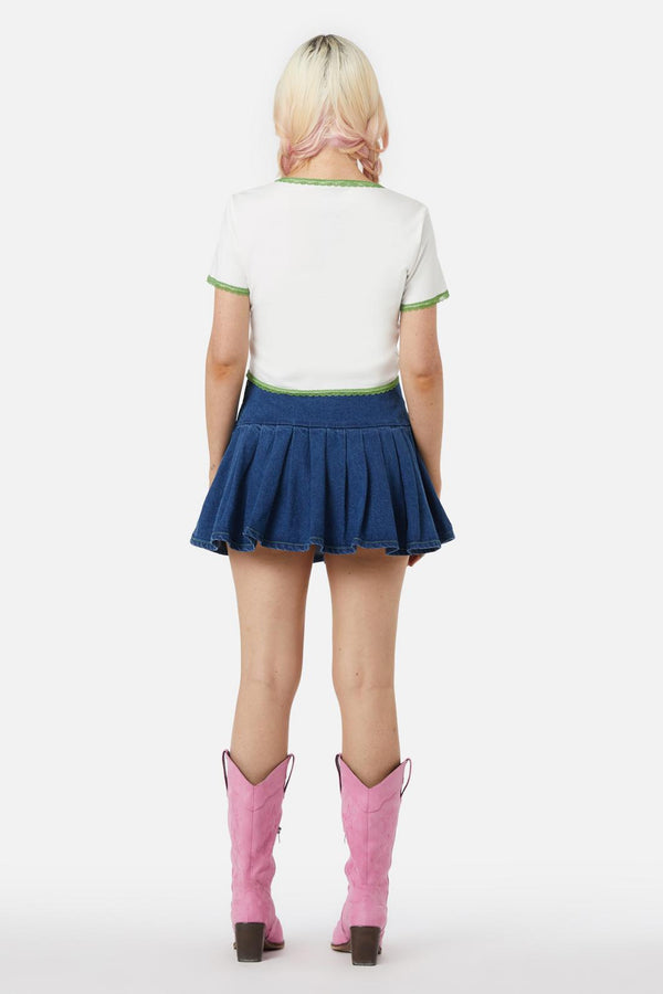 Dangerfield - Ranch Crop Tee - cream