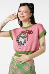 Dangerfield - Ranch Knit Top - pink