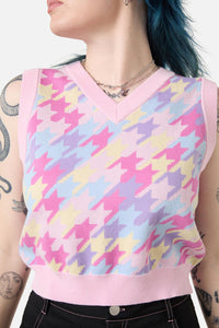 Dangerfield - NeverMindRainbowHoundstoothVes - multi