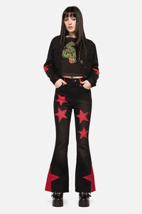 Dangerfield - Catwalk Assassin Jean - black-red