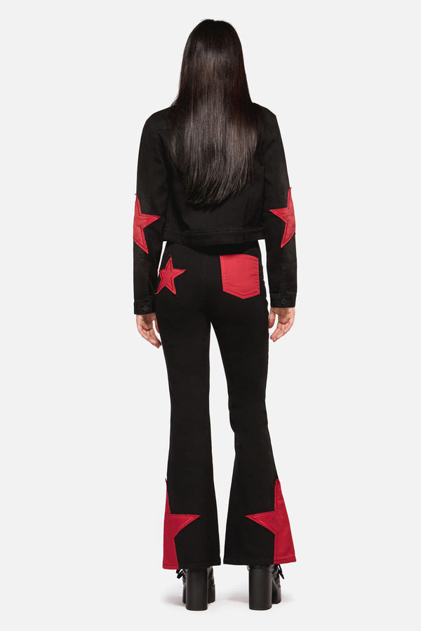 Dangerfield - Catwalk Assassin Jean - black-red