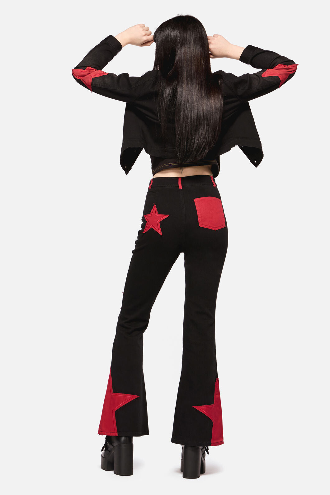 Dangerfield - Catwalk Assassin Jean - black-red