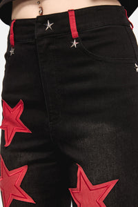 Dangerfield - Catwalk Assassin Jean - black-red