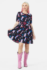 Dangerfield - Face The Wind Dress - multi