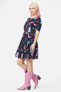 Dangerfield - Face The Wind Dress - multi