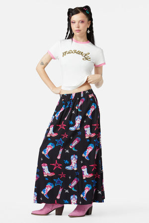 Dangerfield - Face The Wind Long Skirt - multi