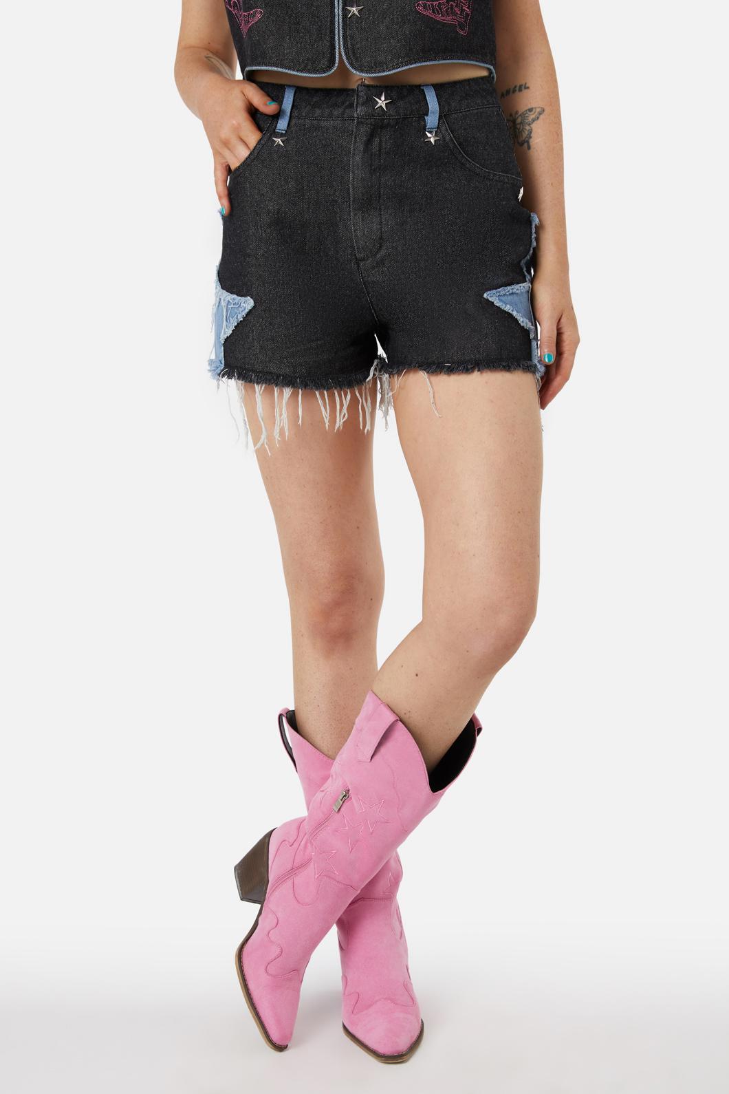 Dangerfield - Catwalk Assassin Short - black-blue