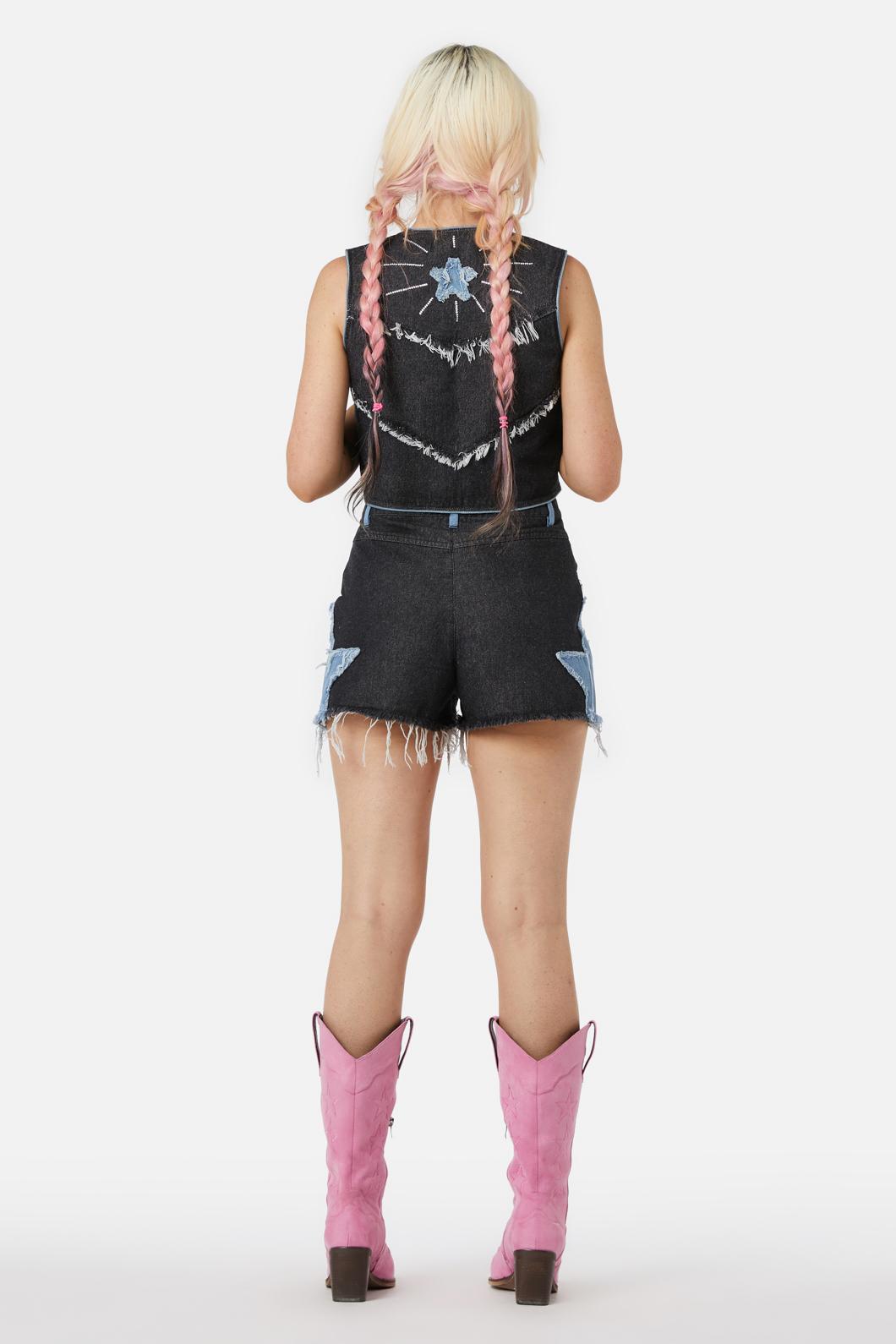 Dangerfield - Catwalk Assassin Short - black-blue