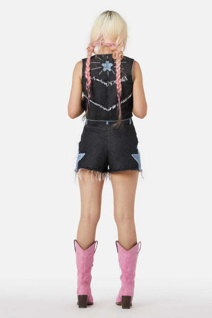 Dangerfield - Catwalk Assassin Short - black-blue