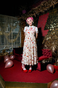 Dangerfield - Love Found Tier Dress - cream