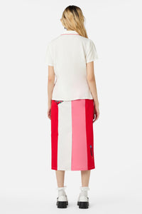 Dangerfield - Collar Embroidery Blouse - cream