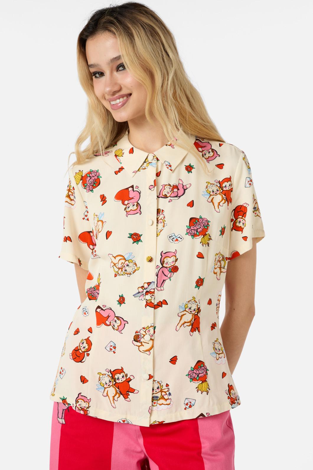 Dangerfield - Love Found Blouse - cream