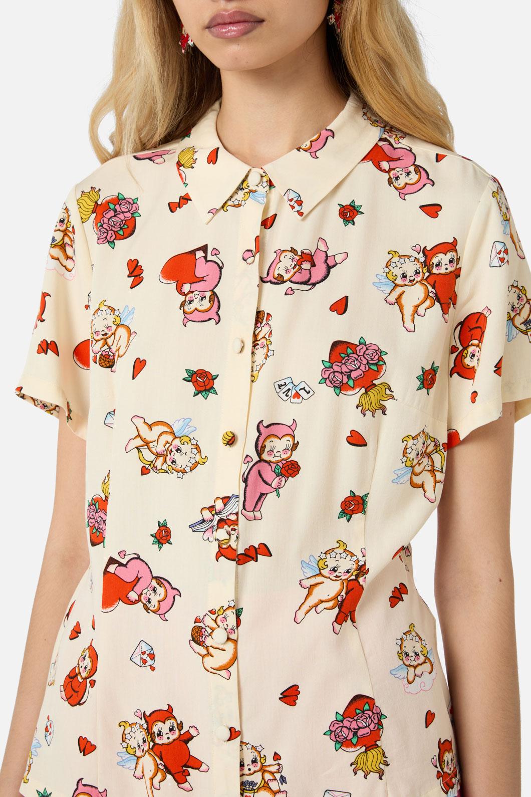 Dangerfield - Love Found Blouse - cream