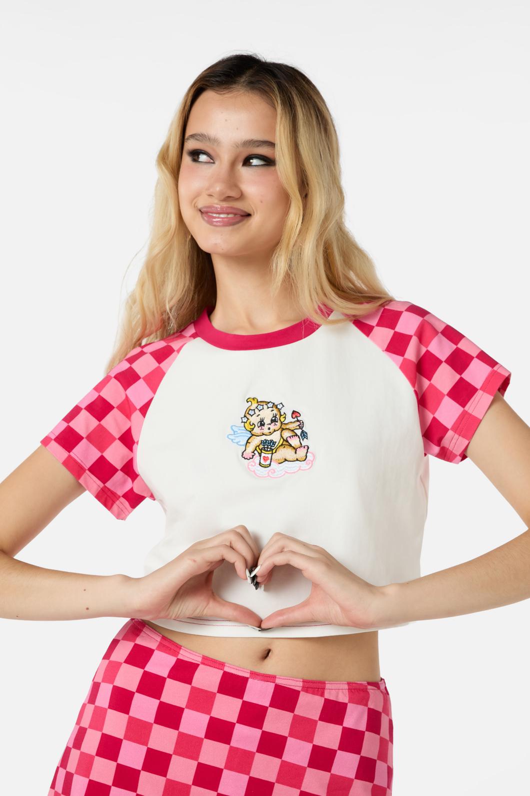 Dangerfield - Valentynes Baby Tee - white