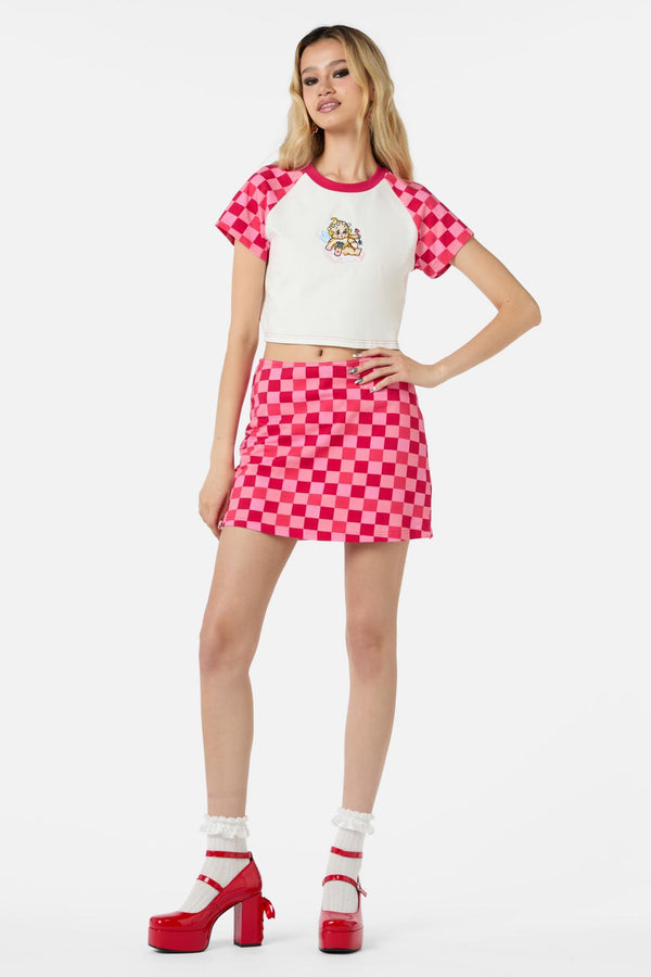 Dangerfield - Valentynes Baby Tee - white