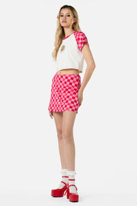 Dangerfield - Valentynes Baby Tee - white