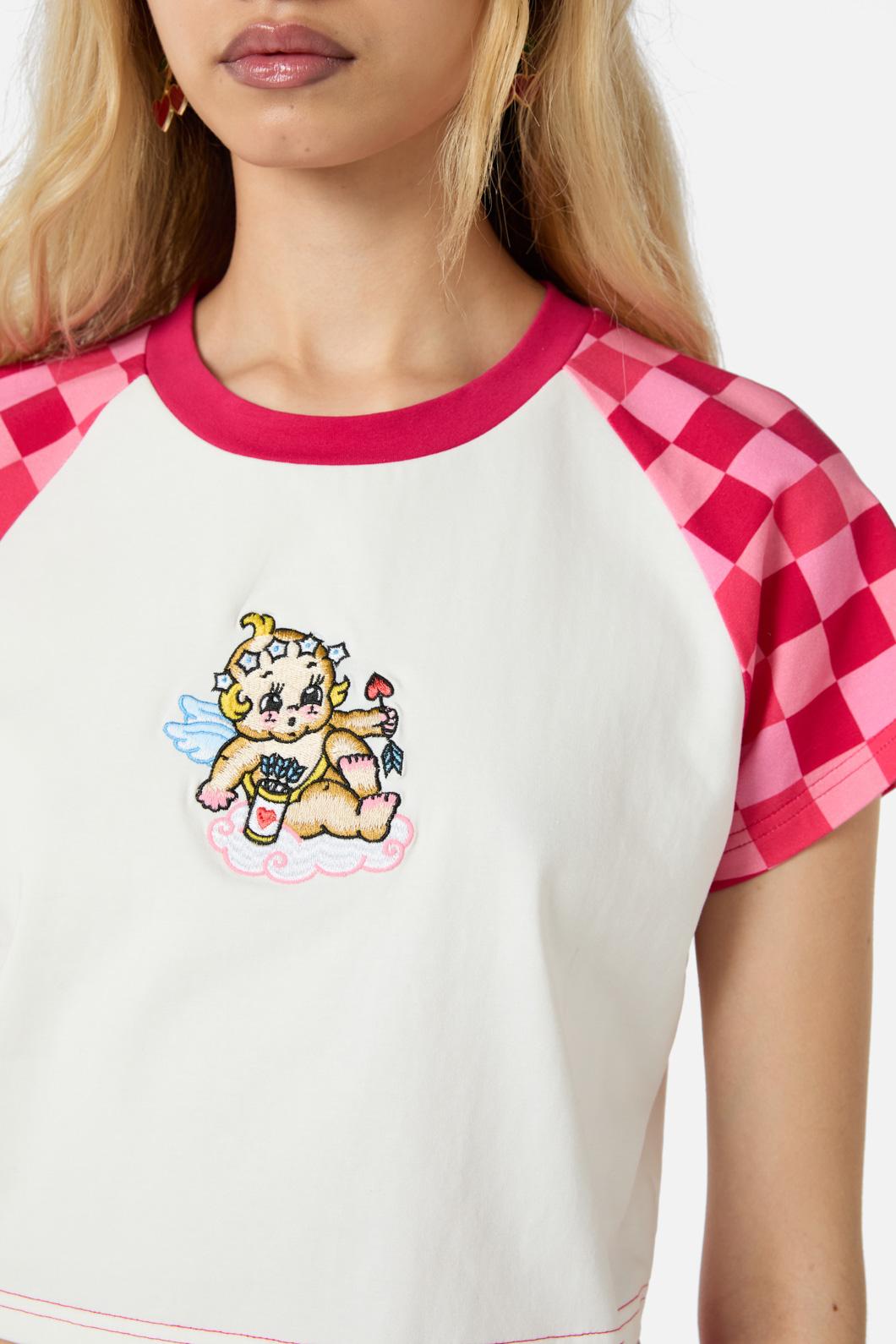 Dangerfield - Valentynes Baby Tee - white