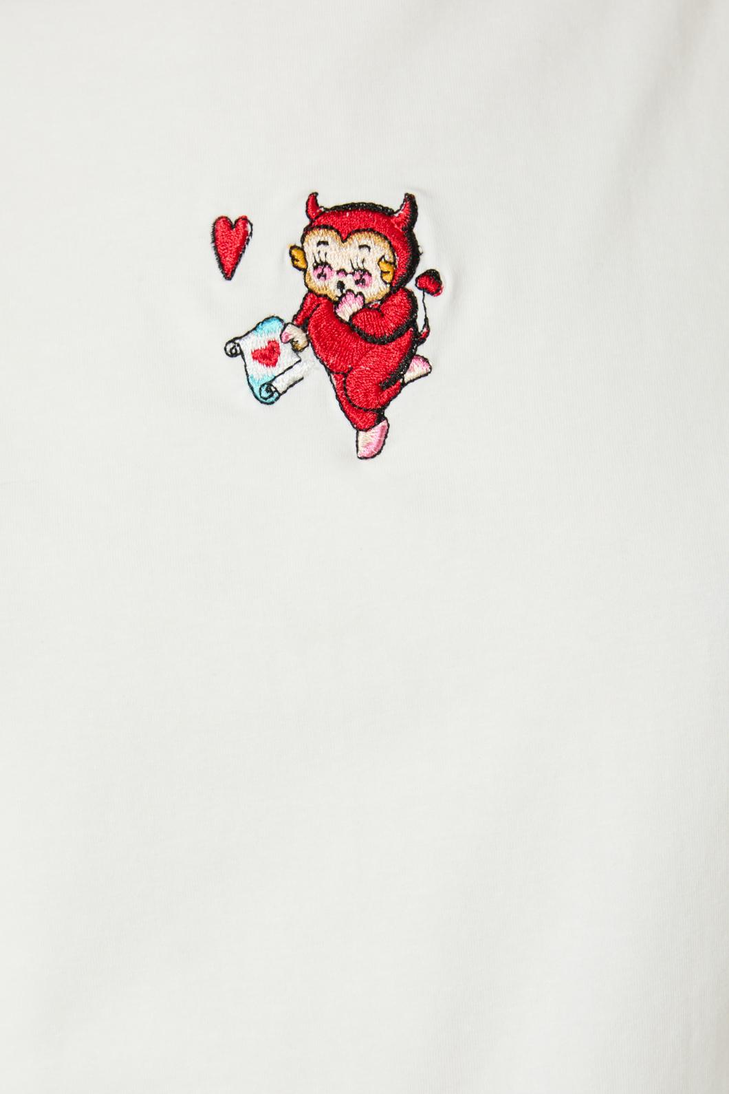Dangerfield - Love Letter Tattoo Tee - cream