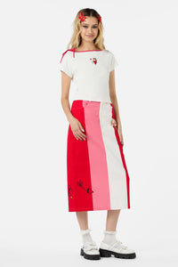 Dangerfield - Love Letter Tattoo Tee - cream