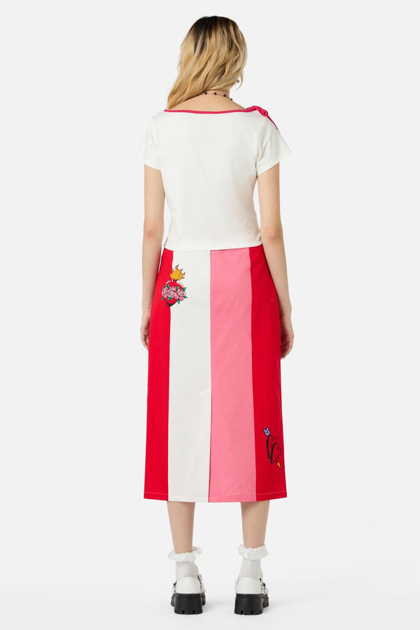 Dangerfield - Love Letter Tattoo Tee - cream