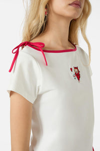 Dangerfield - Love Letter Tattoo Tee - cream