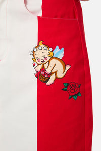 Dangerfield - Love Letter Midi Skirt - pink-red