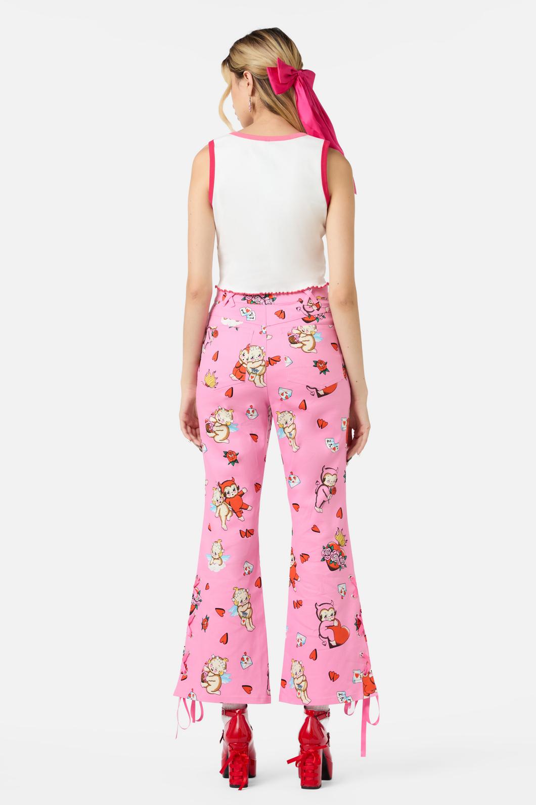 Dangerfield - Cupido Frill Heart Tank - white