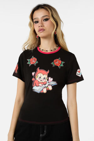 Dangerfield - Love Bird Tee - black
