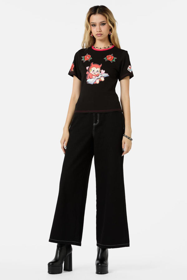 Dangerfield - Love Bird Tee - black