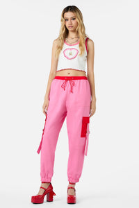 Dangerfield - Love Letter Pocket Cargo - pink