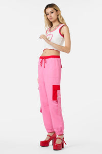 Dangerfield - Love Letter Pocket Cargo - pink