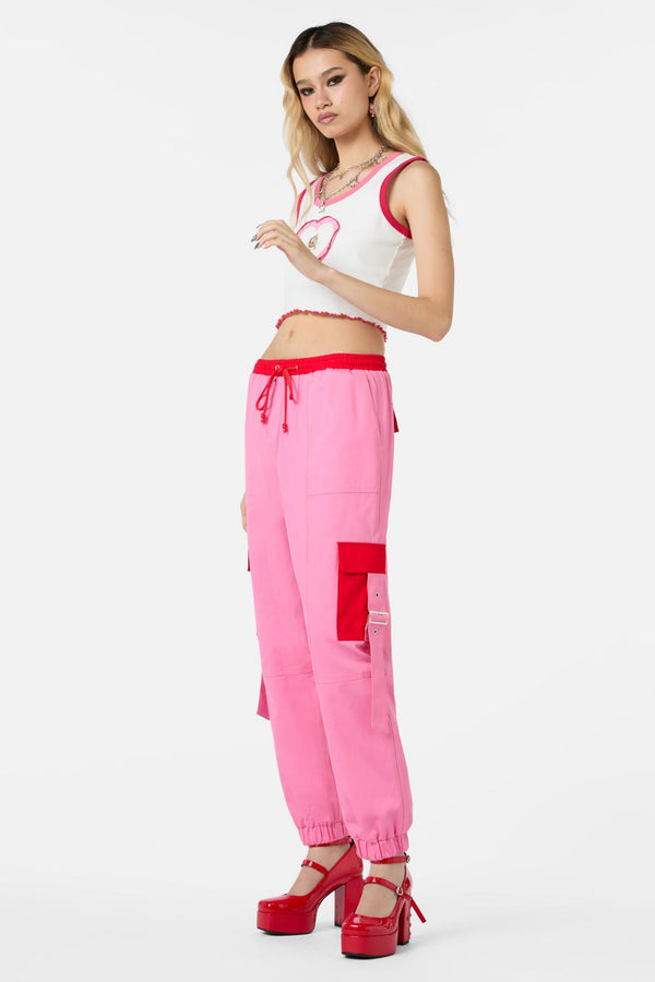 Dangerfield - Love Letter Pocket Cargo - pink