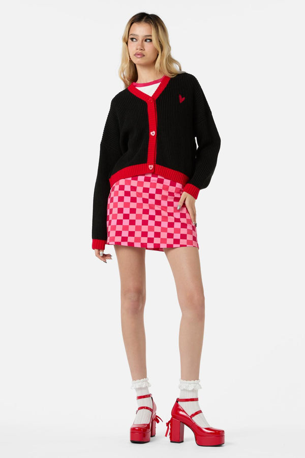 Dangerfield - Eros Patch Cardi - black