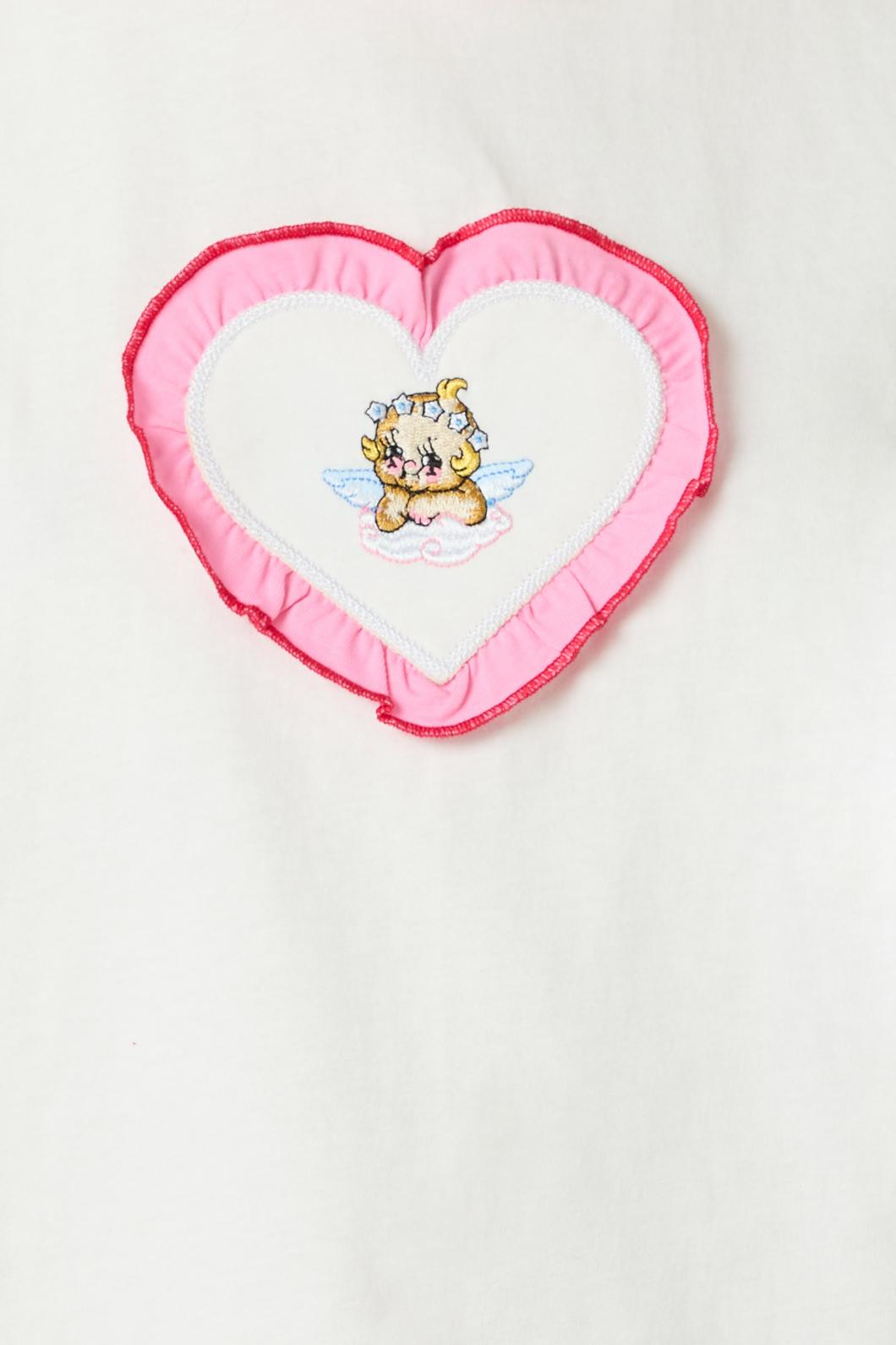 Dangerfield - Cupid Crop OS Tee - white