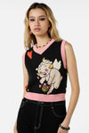 Dangerfield - Love Bird Knit Vest - black