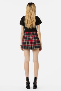 Dangerfield - Boundless Tartan Skort - red