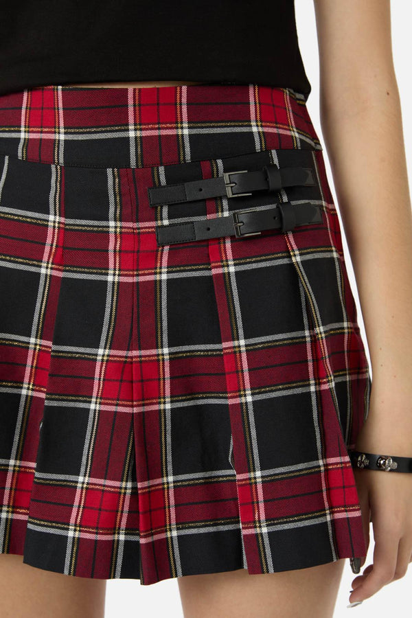 Dangerfield - Boundless Tartan Skort - red