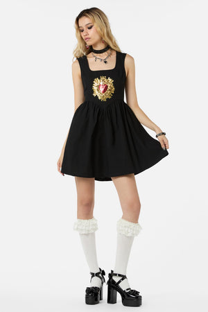 Dangerfield - Divine Love Pinny - black