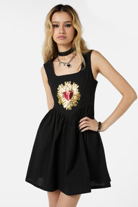 Dangerfield - Divine Love Pinny - black