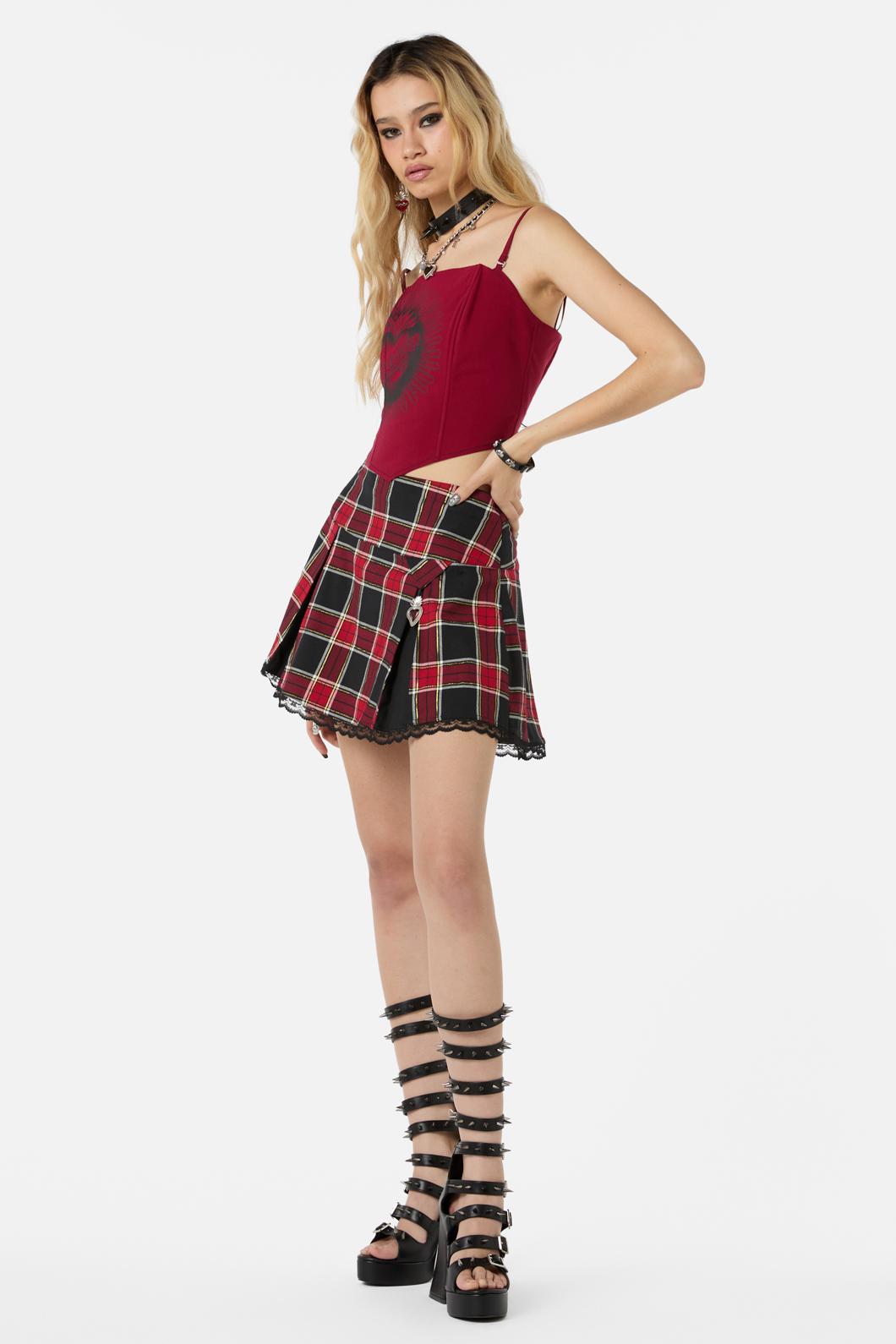 Dangerfield - Mercy Corset Top - raspberry