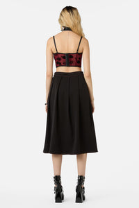 Dangerfield - Mercy Mesh Corset - raspberry