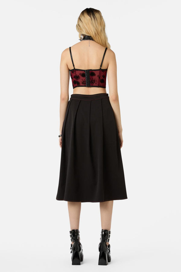 Dangerfield - Mercy Mesh Corset - raspberry