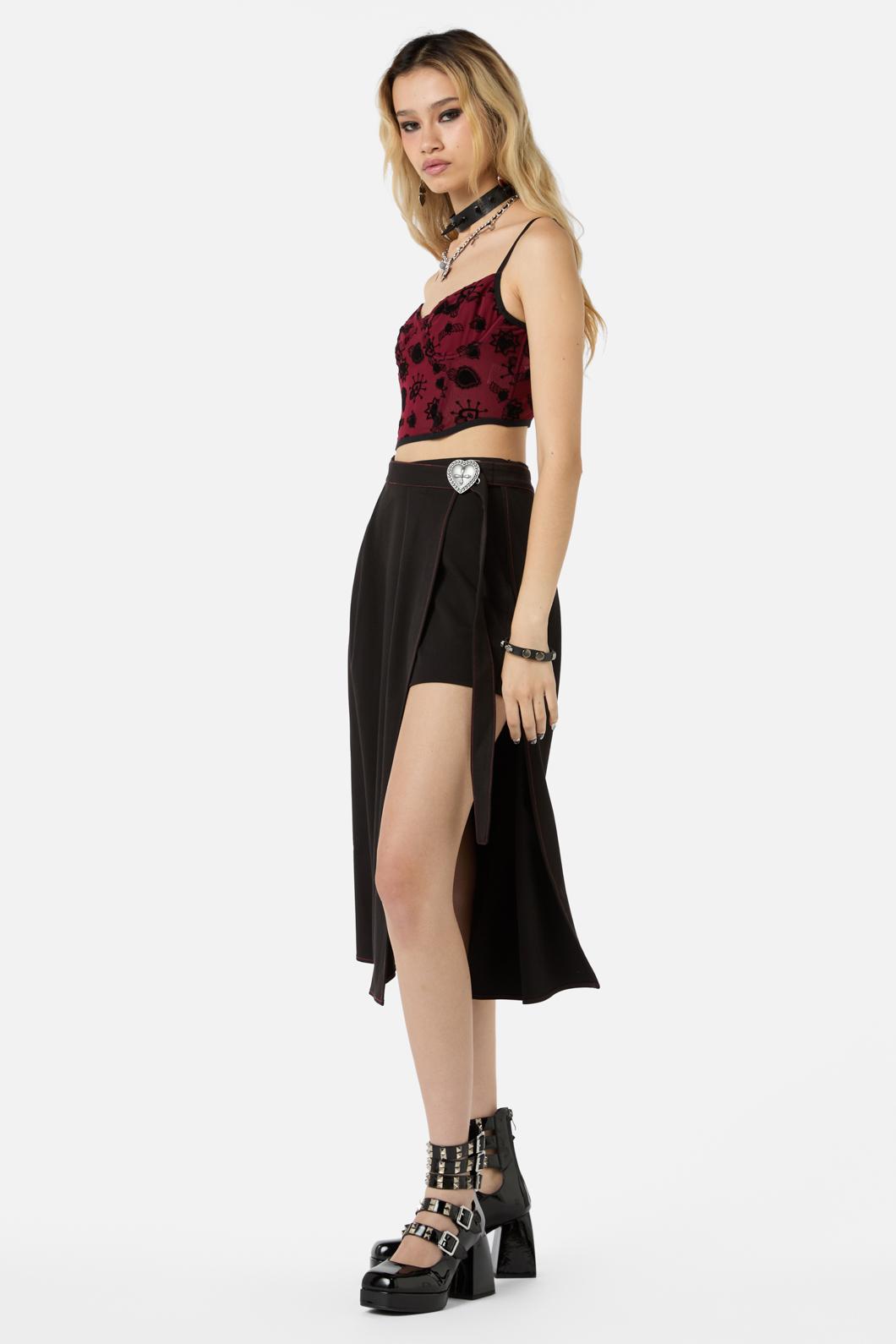 Dangerfield - Mercy Mesh Corset - raspberry